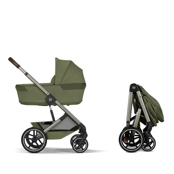 Детская коляска Cybex Balios S Lux TPE 2 в 1 Moss Green