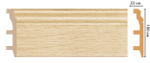 Плинтус DECOMASTER D232-71 (100*22*2400 мм)