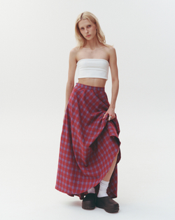 Bandeau Crop Top White