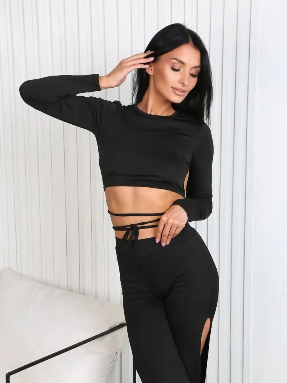 Топ для танцев с открытой спиной