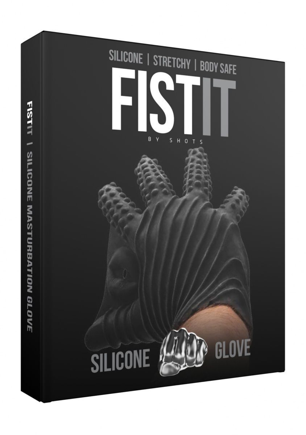 Черная стимулирующая перчатка-мастурбатор Masturbation Glove (Цвет: черный)