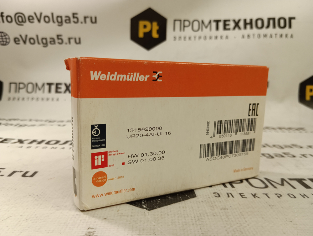 Weidmuller UR20-4AI-UI-16 новое