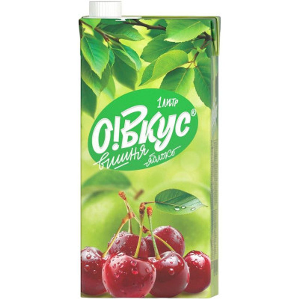 Сок яблочно-вишневый О! Вкус 0,2л