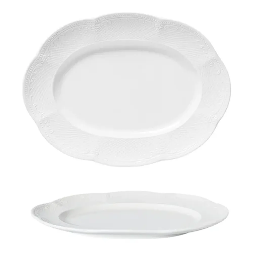 Блюдо овальное 24*18 см h2,8 см Aristocrat Noble [1]
