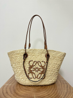 Сумка Anagram Basket Large, коричневая отделка — фото 3
