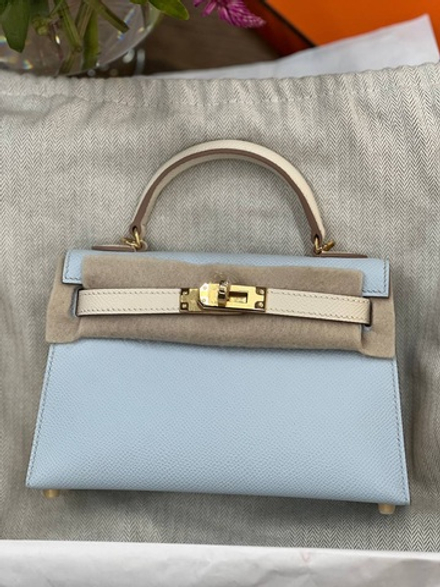 Сумка Hermes Kelly Mini Epsom ручной шов