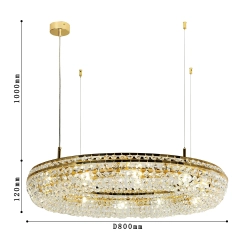 Подвесная люстра 4015-12P Monilibus