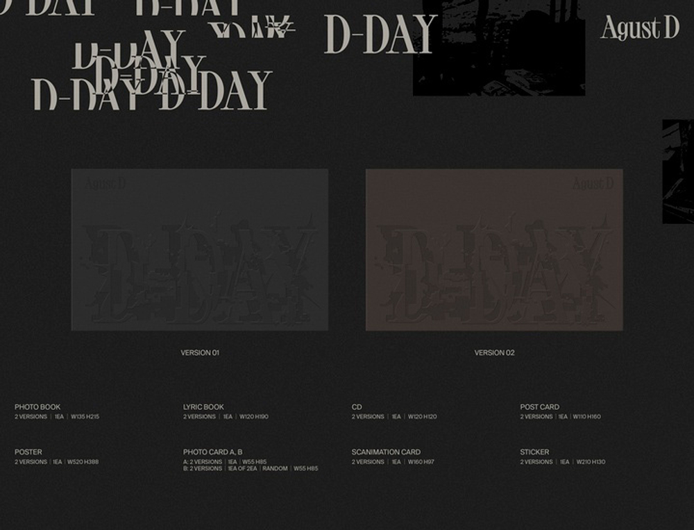Альбом Agust D - D-DAY