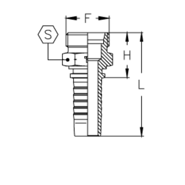 Фитинг DN 06 DKO-S (Ш) 18x1.5 10