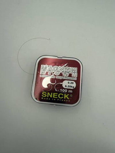 Леска монофильная для рыбалки Sneck Magnum Brown d-0,20, 100m, 1 штука. Товар уцененный