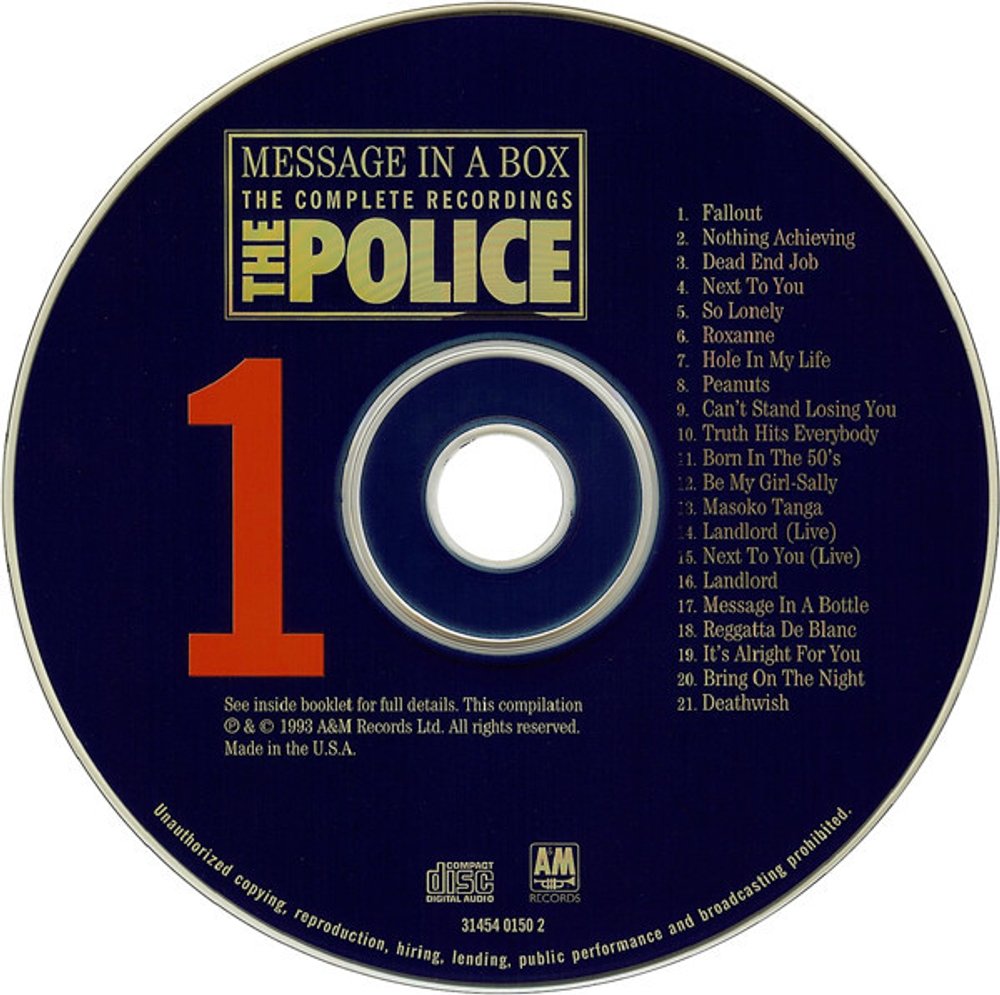 The Police / Message In A Box (The Complete Recordings) (4CD)