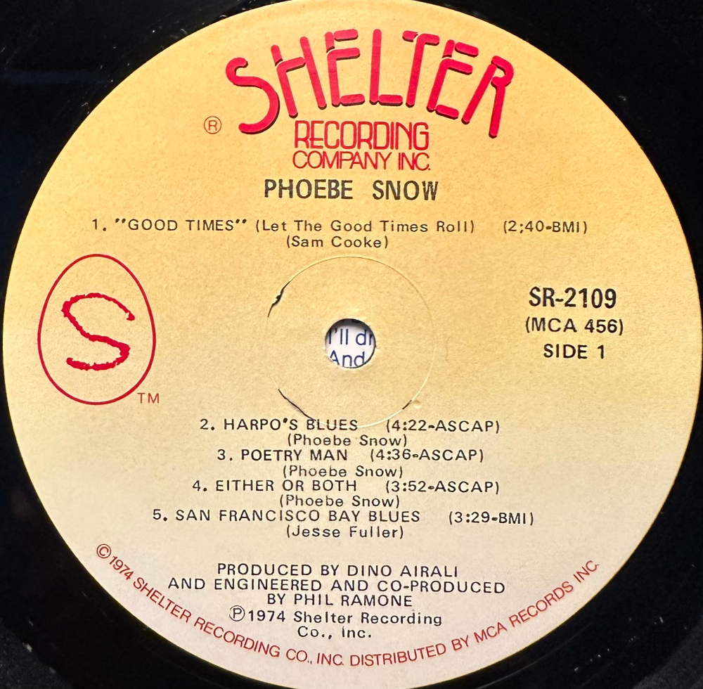 Phoebe Snow - Phoebe Snow (Канада 1974г.)