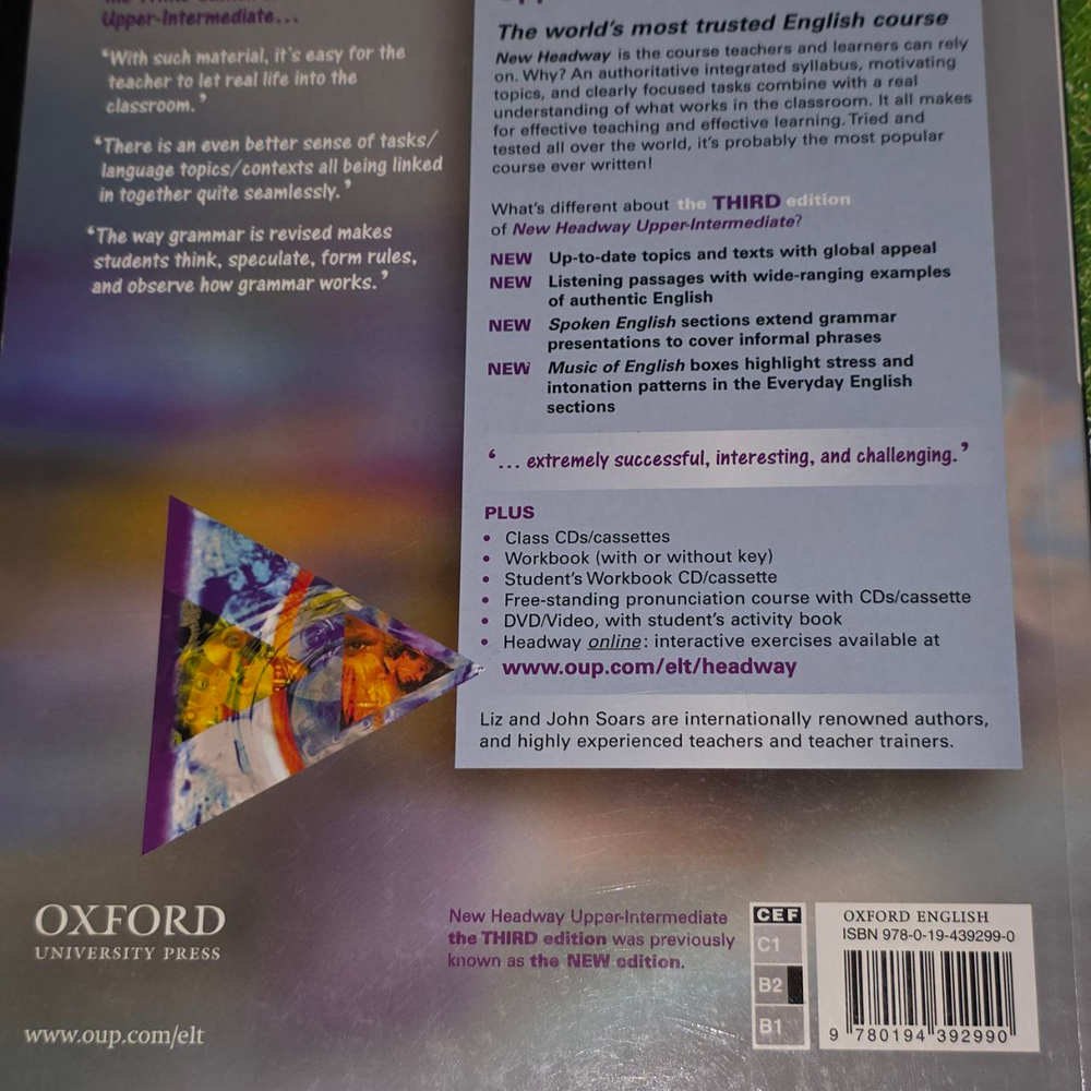 NEW HEADWAY UPPER-INTERMEDIATE 3rd ED Workbook with Key. Сорз Джон, Сорз Лиз