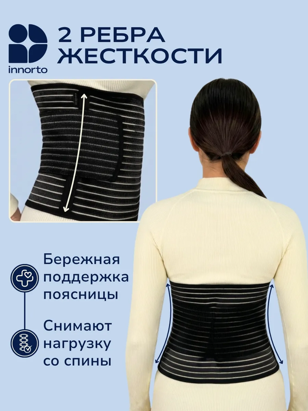 Бандаж корсет утягивающий для поясницы и живота