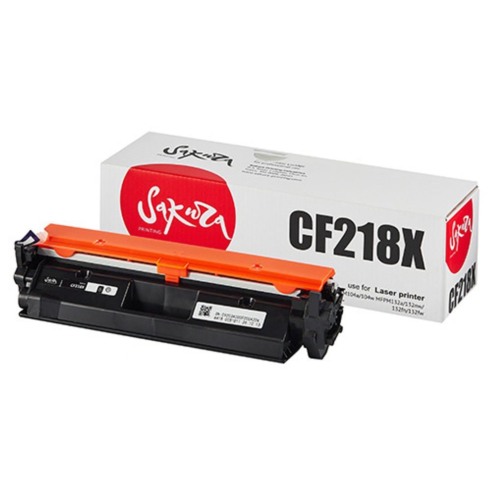 Картридж Sakura, аналог HP CF218X (18X), для LaserJet Pro M104/M132, (5K) Картридж Sakura, аналог HP CF218X (18X), для LaserJet Pro M104/M132, (5K)