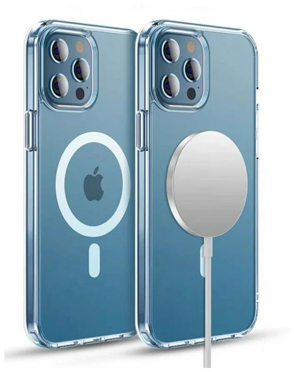Беспроводное зарядное устройство для iPhone, AirPods с функцией MagSafe, магнитное, USB Type-C, 15 Вт