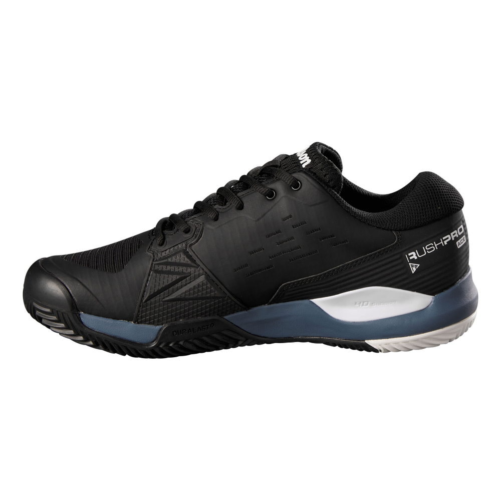 Мужские теннисные кроссовки Wilson Rush Pro Ace Clay Court Shoe Men - Black, Blue