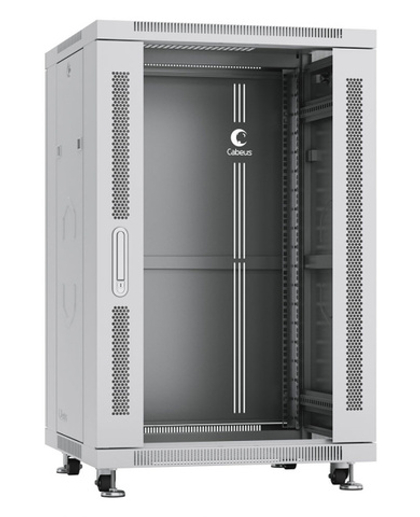 Шкаф напольный 19", 18U Cabeus SH-05C-18U60/60