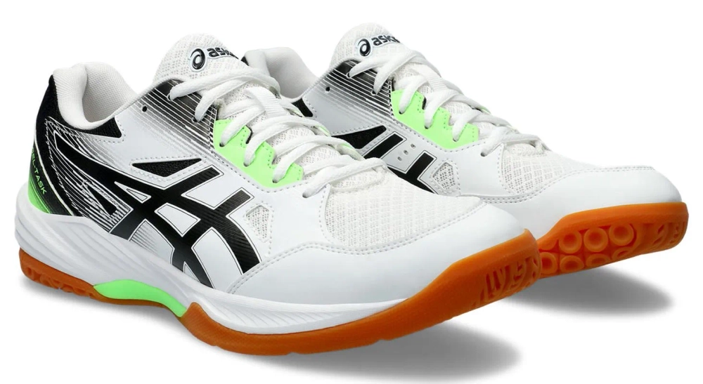 Мужские кроссовки для сквоша/бадминтона Asics Gel-Task 3 - white/black