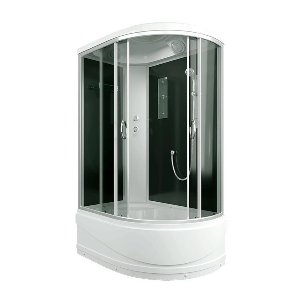 Душевая кабина ERLIT ER3512TPL-C4 1200*800*2150 высокий, серый поддон, тонированое стекло