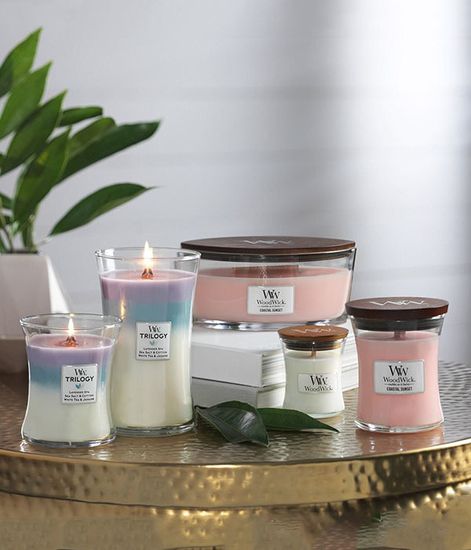 Успокаивающий ретрит, ароматическая свеча, WoodWick