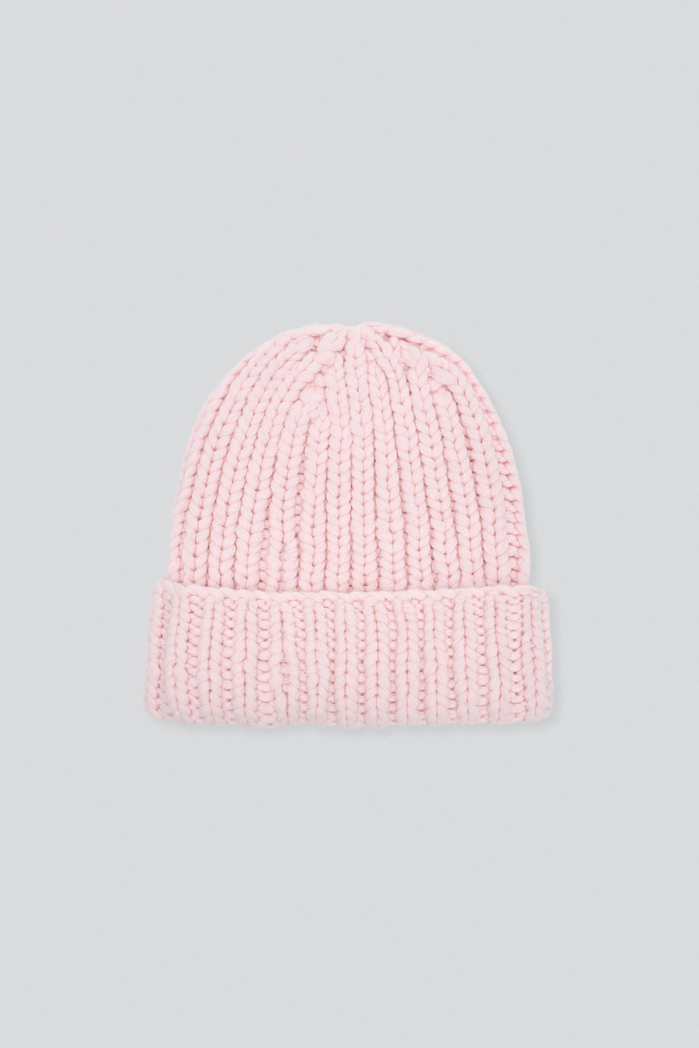 ZARA X BAISI GUADAGNINO ВЯЗАНАЯ ШАПКА, РОЗОВЫЙ/БЕЛЫЙ