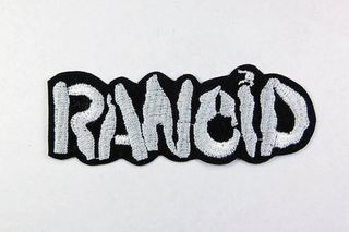 Нашивка Rancid (надпись белая)