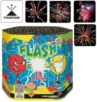 Батарея салютов "Flash" M1222 13 залпов * 1.2"