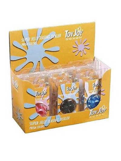 Эрекционные кольца SUPER JELLY TICKLER DISPLAY - 12 шт. (Цвет: разноцветный)