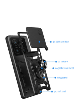 Чехол с кольцом Bumper Case для Xiaomi 14T
