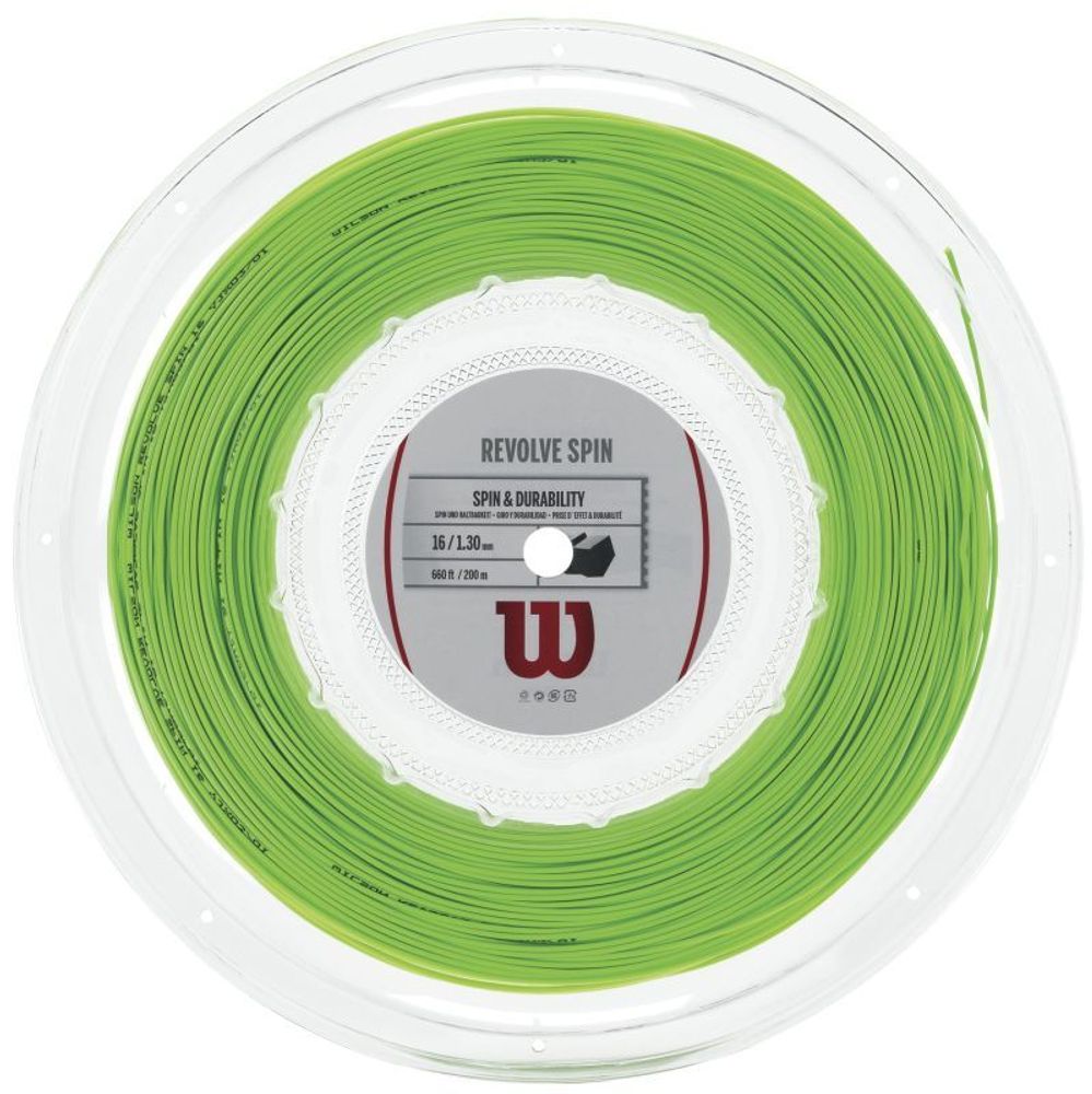 Струны теннисные Wilson Revolve Spin (200 m) - green