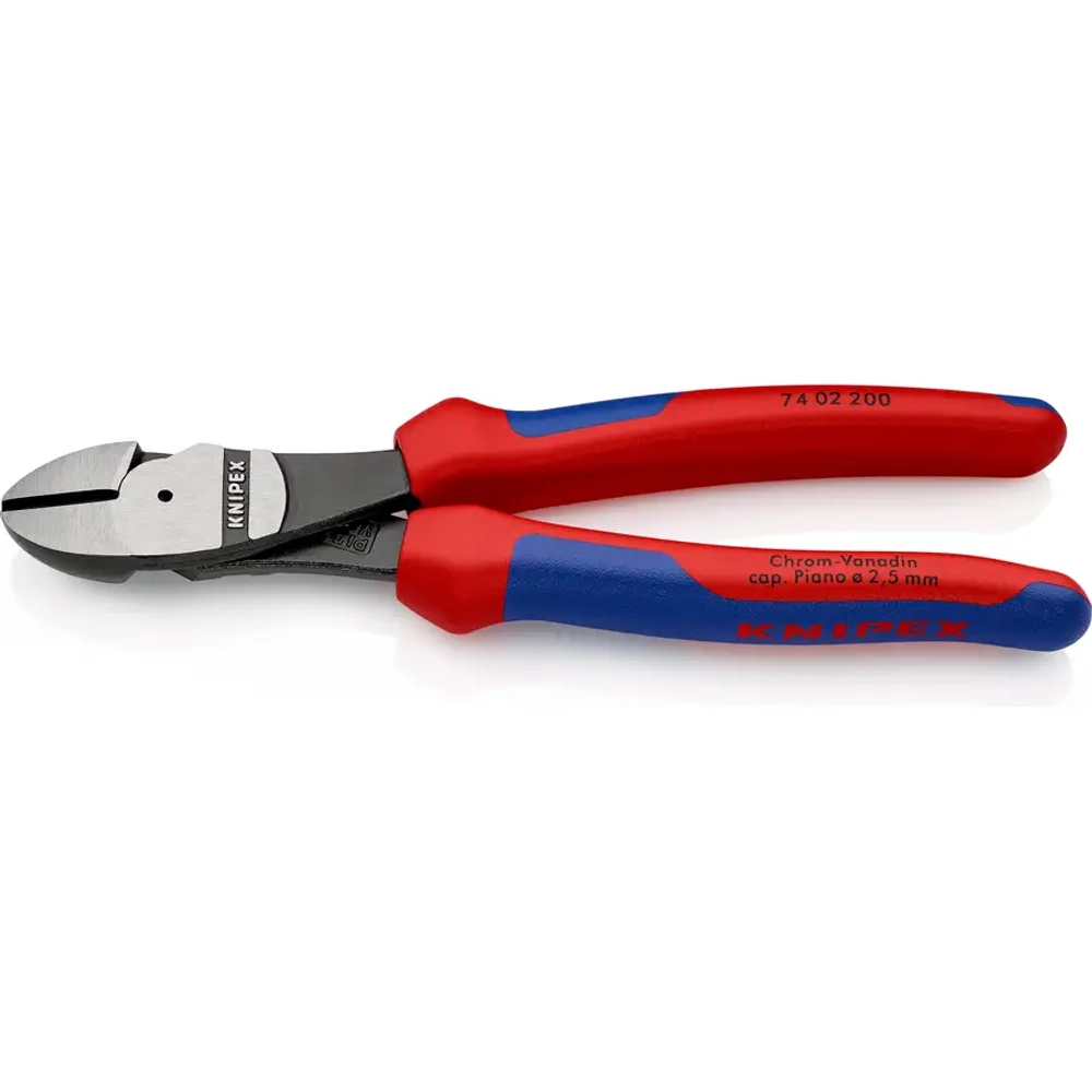 Кусачки боковые особой мощности черненые 200 мм Knipex 74 02 200 SB