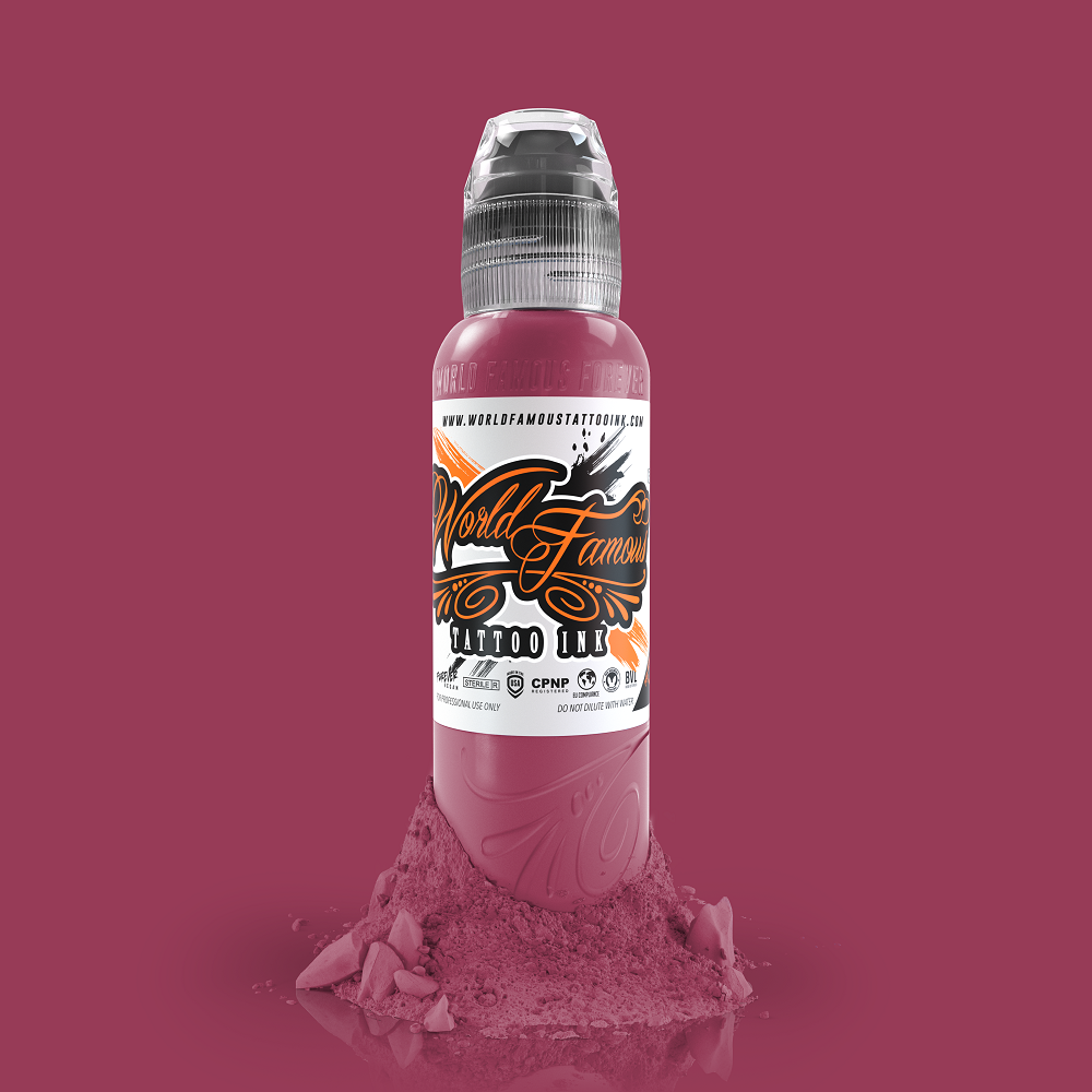 A.D. Pancho Pink World Famous Tattoo Ink