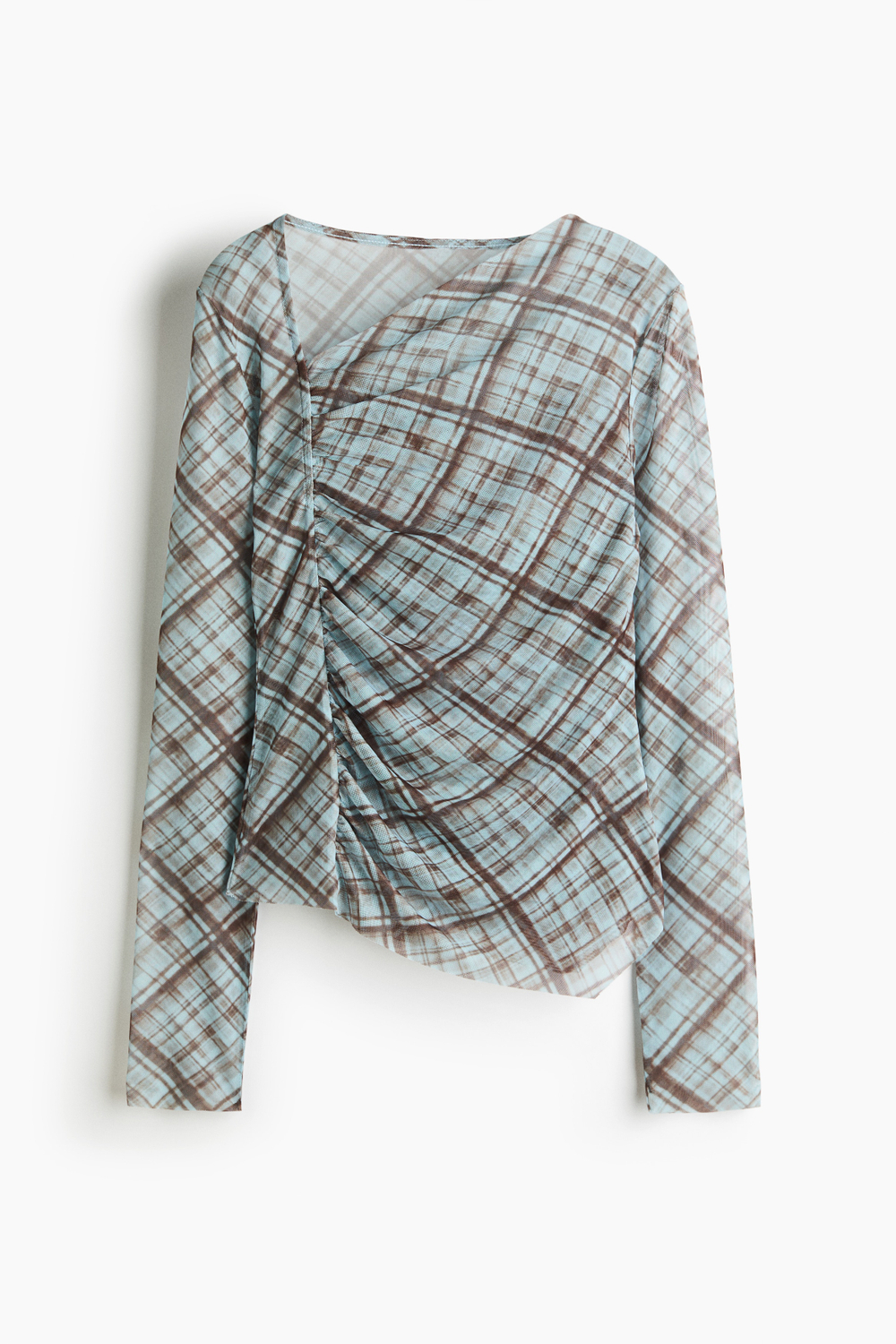 Асимметричный топ из сетки - H&M