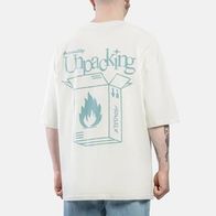 Футболка HAIDED UNPACKING, экрю