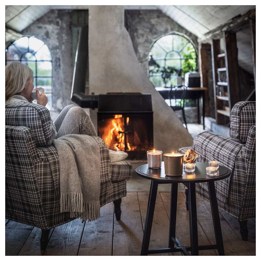 Набор ароматических свечей IKEA ENSTAKA (ЭНСТАКА), Костер, Серый, 3,5 часа, 30 шт