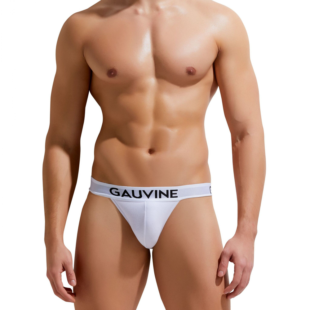 Мужские трусы-танга Cotton Essentials Tanga Brief (Размер: S) (Цвет: белый)