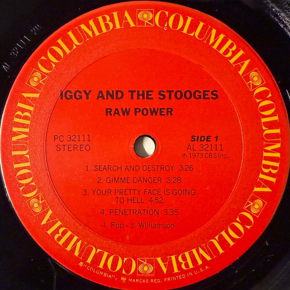 Iggy And The Stooges ‎– Raw Power (США 1976г.) Т