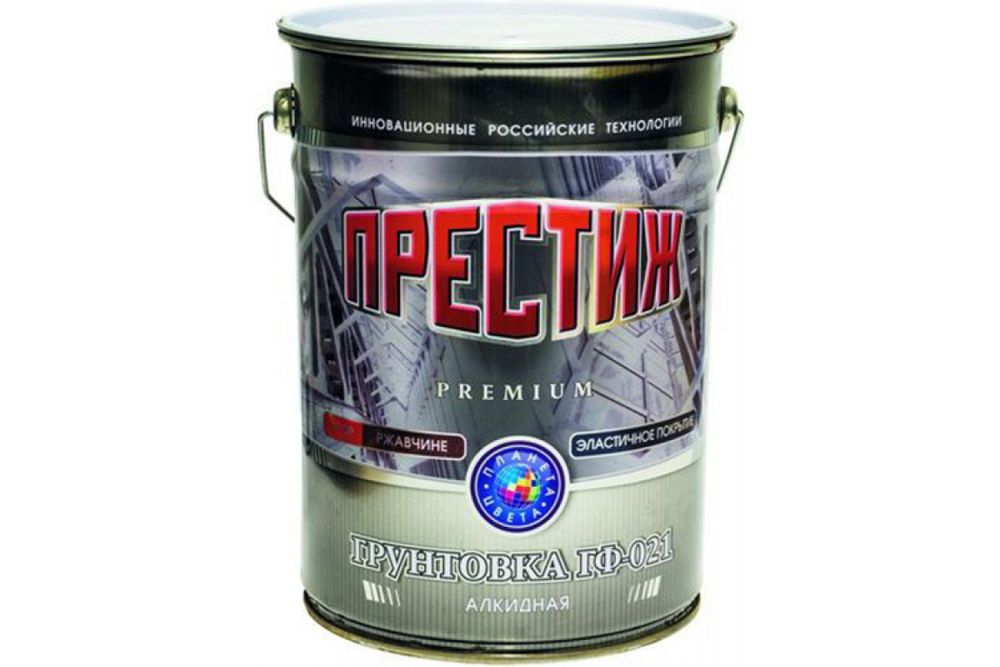 ГРУНТ ГФ-021 КРАСНО-КОРИЧНЕВЫЙ 6 КГ ПРЕСТИЖ СТОП