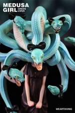 Девушка Медуза Зелёная Гадюка / Medusa Girl Green Viper