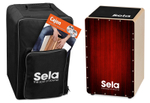 SELA SE 128 EN Cajon Varios Bundle Red (рюкзак, обучающее пособие, коврик на сиденье в комплекте)