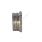 Футорка латунь никель Ду 20х15 (3/4"х1/2") НР/ВР SantechSystems