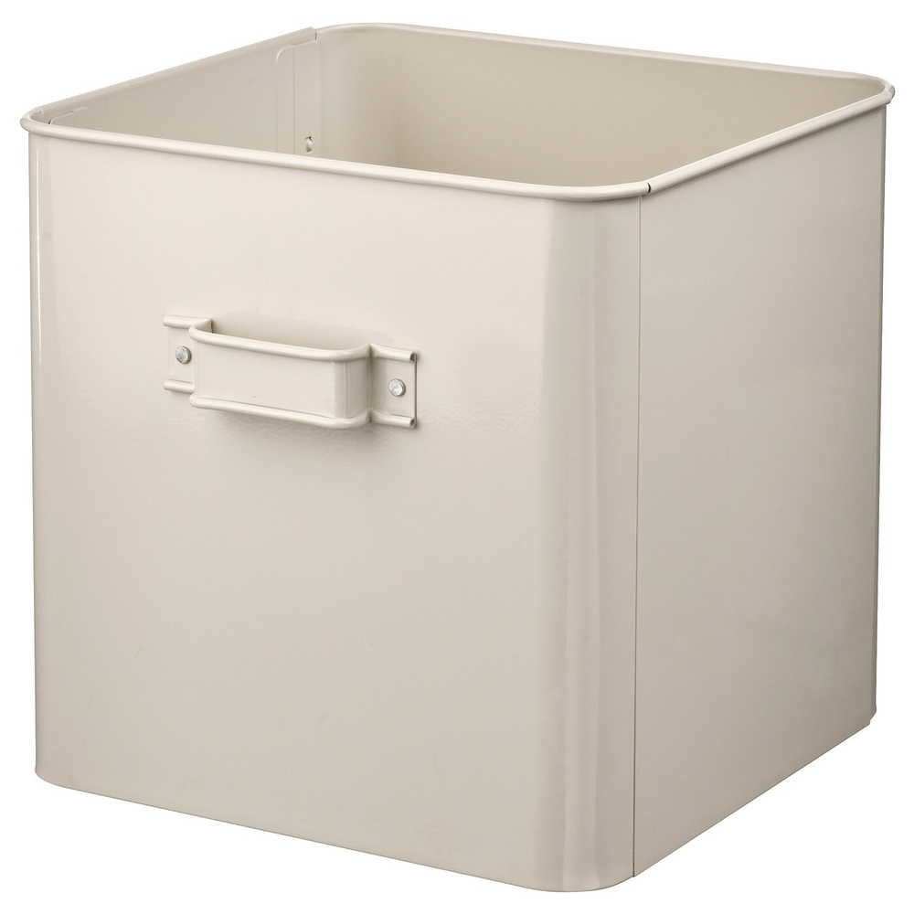 Ящик для хранения IKEA PLOGFARA (ПЛОГФАРА), Светло-бежевый, 35х33 см