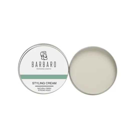Крем для укладки волос Barbaro естественный блеск/сильная фиксация, 60 гр.