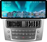 Магнитола для Lexus IS250 XE20 2005-2013 (ШГУ монохром) - Teyes CC4 монитор 12.3" 2K QLED + рамка LUX, Android 14, Быстрейшая, Snapdragon 680, DSP, CarPlay, 4G SIM-слот