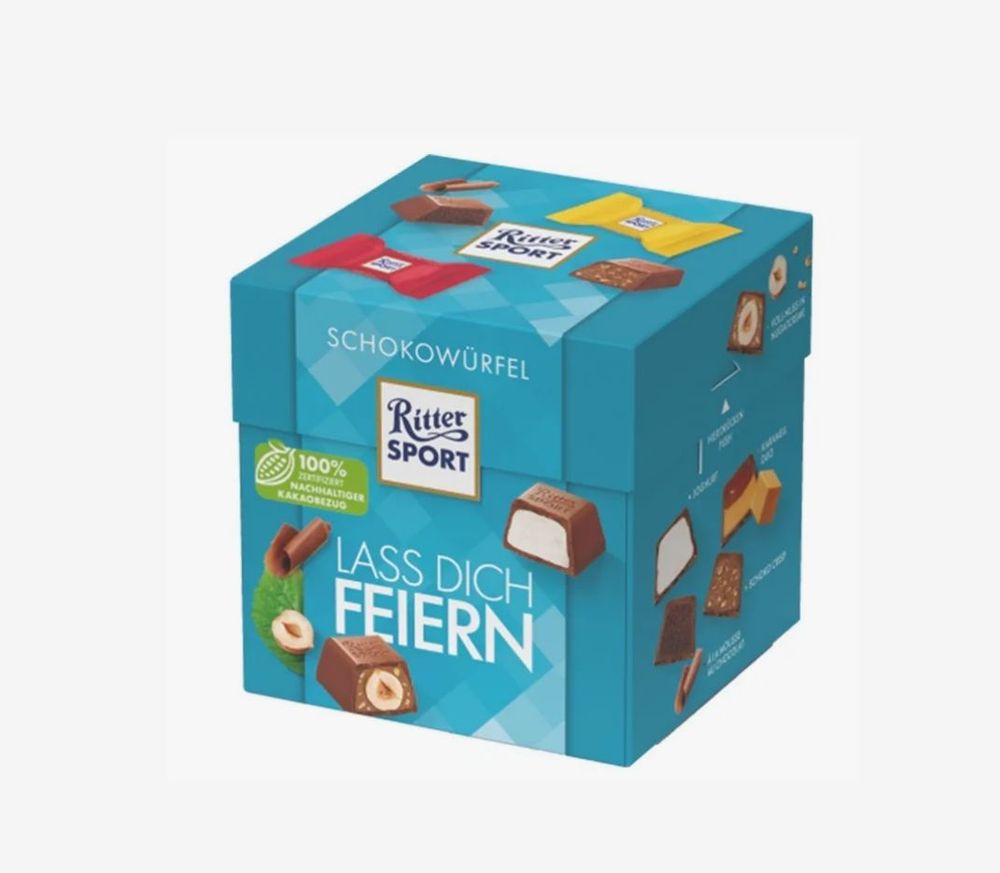 Конфеты в коробке Ritter Sport Lass Dich Feiern 176гр