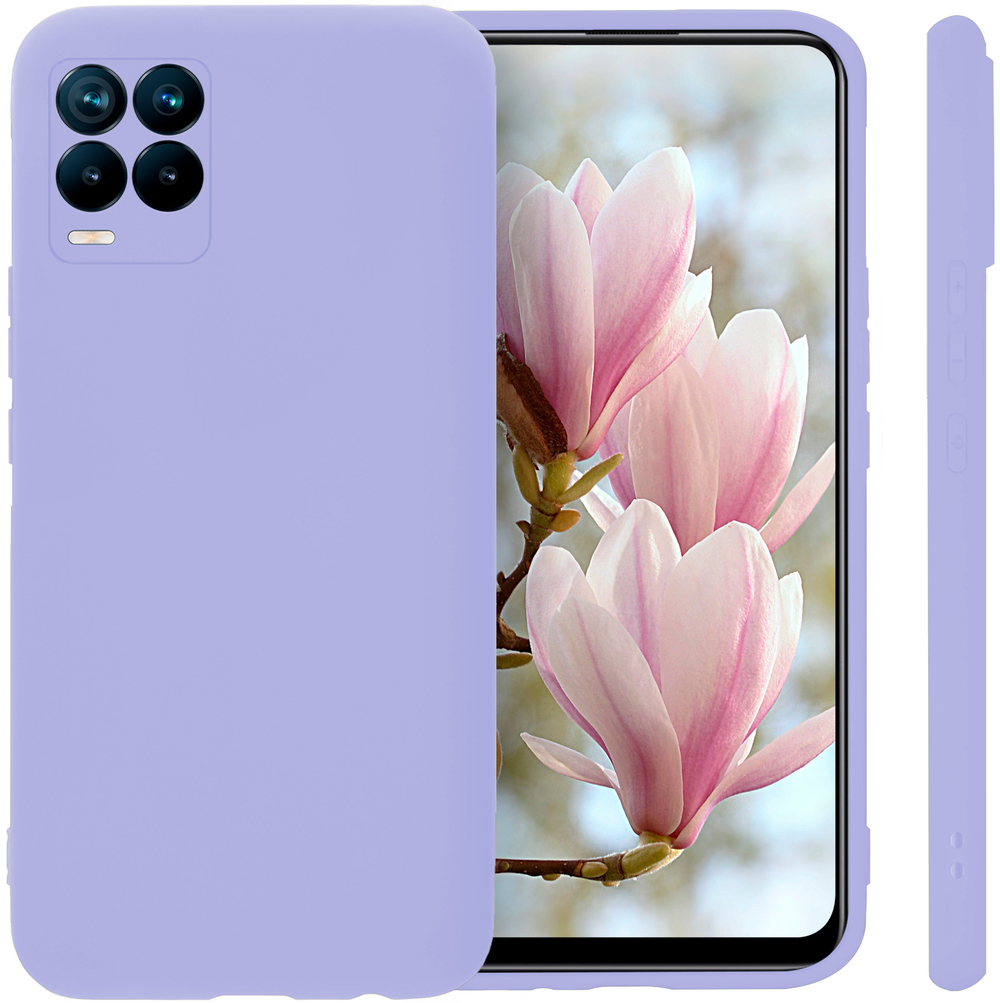 Мягкий Soft Touch чехол из силикона для REALME 8 / 8 PRO с бархатной подкладкой