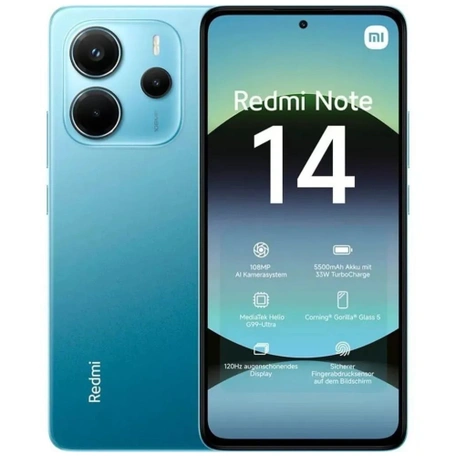Смартфон Xiaomi Redmi Note 14, 8/128GB, Ocean Blue