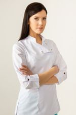 Китель повара женский белый
