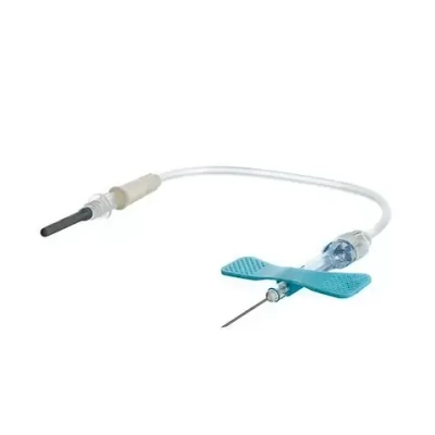 Игла-бабочка с луер-адаптером Safety 23G 3/4" 30 см голубая, 0,6х19 мм 50 шт